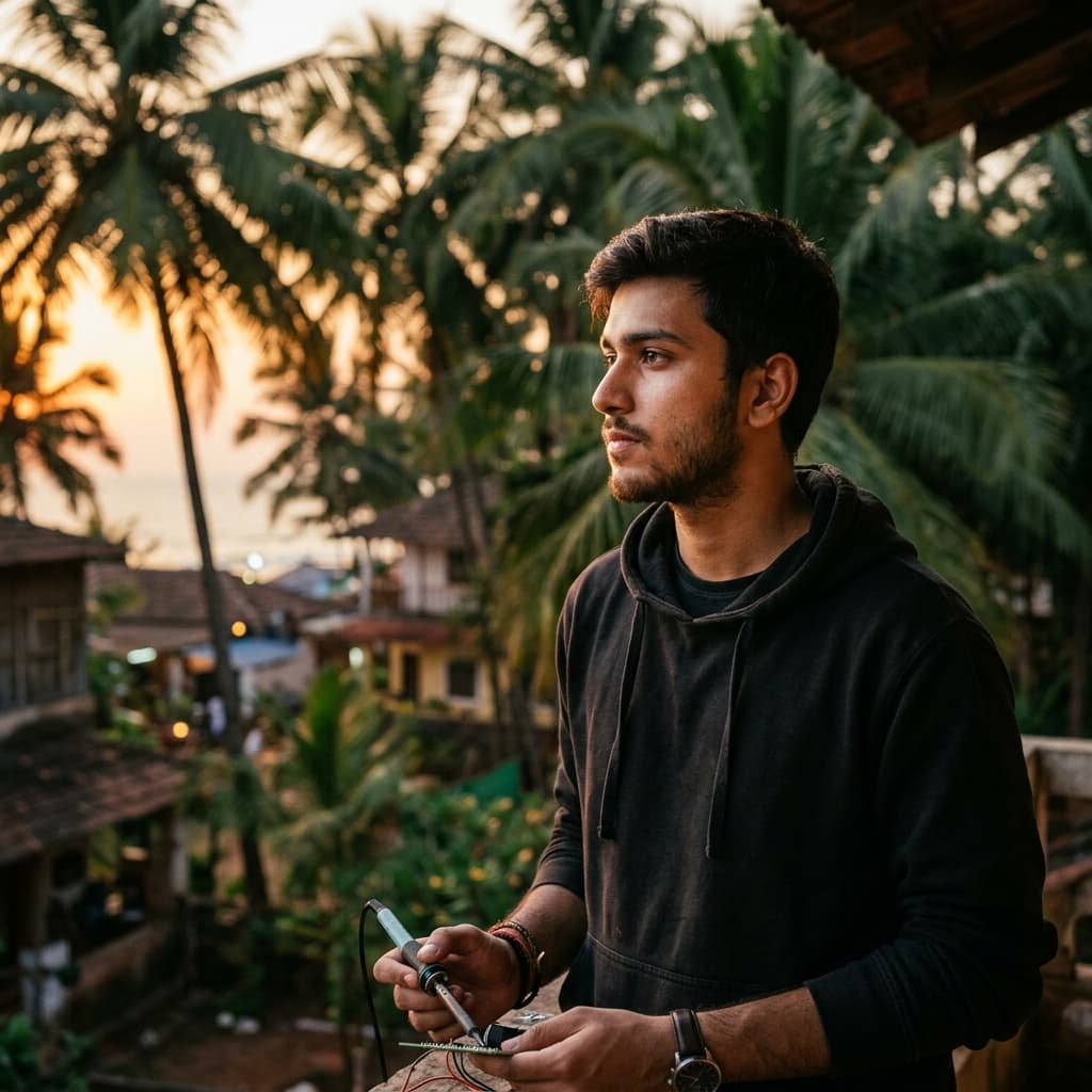 Solo builder portrait